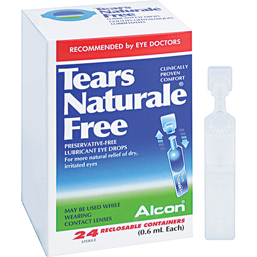 Gouttes oculaires sans agent conservateur Tears Naturale Nassau Supply