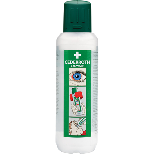 Solution ophtalmique Cederroth, Bouteille Plein, 500 ml Nassau Supply