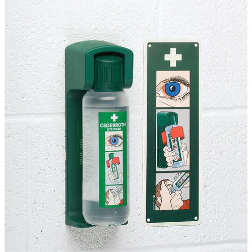 Support mural pour solution ophtalmique Cederroth Nassau Supply