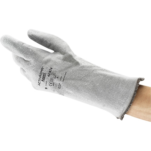 Gants souples Crusader 42-474, Nitrile, T-Grand, Prot&egrave;ge jusqu'&agrave; 400° F (204° C) Nassau Supply