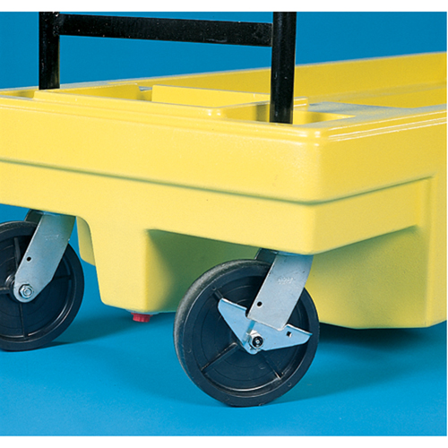 Poly-Spillcart Cart, 66.5" L x 29" W x 43.9" H, 57 US gal. Spill Cap. Nassau Supply