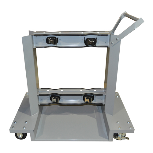 Supports mobiles pour bouteilles, Roues Polyol&eacute;fine, Base de 24" la x 40" lo, 1600 lb Nassau Supply