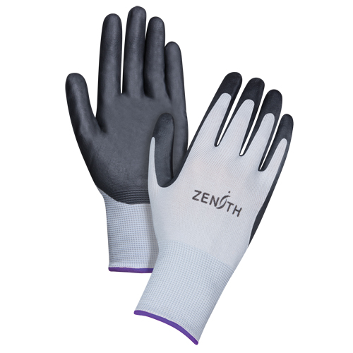 Lightweight Breathable Coated Gloves, 6/X-Small, Foam Nitrile Coating, 13 Gauge, Polyester Shell Nassau Supply