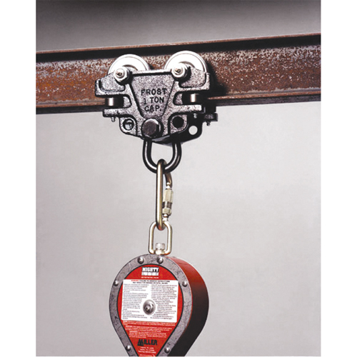Trousse d'adaptateur de connexion d'ancrage pour chariots de poutre Miller, Poutre en I, Usage Temporaire Nassau Supply