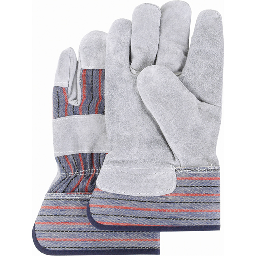 Premium Quality Fitters Gloves, Large, Split Cowhide Palm, Cotton Inner Lining Nassau Supply