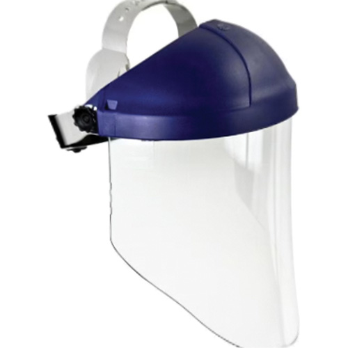 Ratchet Headgear with Faceshield, Polycarbonate, Ratchet Suspension Nassau Supply