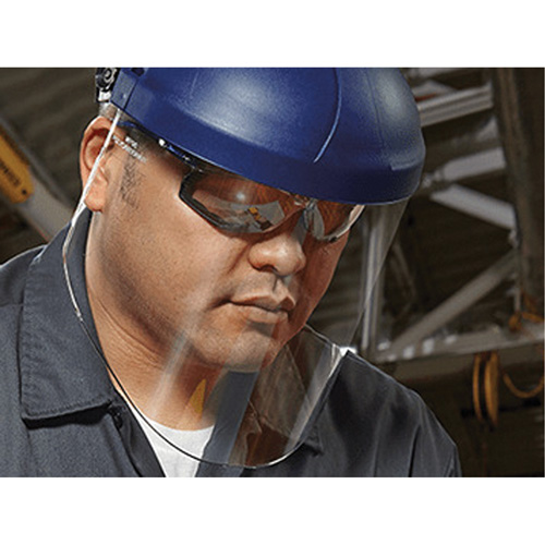 Ratchet Headgear with Faceshield, Polycarbonate, Ratchet Suspension Nassau Supply