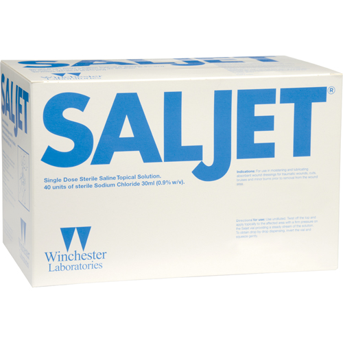 Solution saline Saljet, dose unique, 1,01 oz Nassau Supply