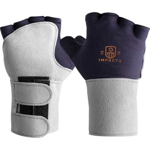 Anti-Impact Glove With Wrist Support, Small, Synthetic Palm, Slip-On Cuff Nassau Supply
