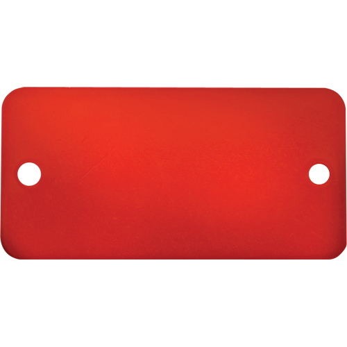 Blank Tags, Aluminum, 3" W x 1" H Nassau Supply