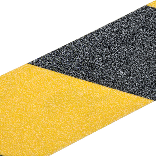 Ruban antid&eacute;rapant de premi&egrave;re qualit&eacute;, 2" x 60', Noir & jaune Nassau Supply