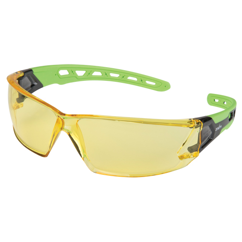 Lunettes de s&eacute;curit&eacute; s&eacute;rie Z2500, Lentille Ambr&eacute;e, Anti-&eacute;gratignures, ANSI Z87+/R&eacute;pond ou surpasse la norme CSA Z94.3 Nassau Supply