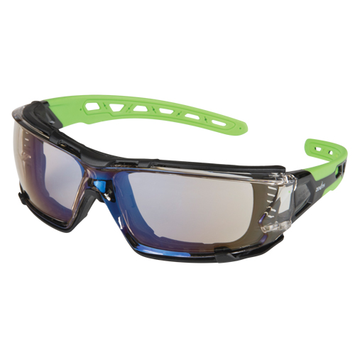 Z2500 Series Safety Glasses with Foam Gasket, Indoor/Outdoor Mirror Lens, Anti-Scratch, ANSI Z87+/Meets/Exceeds CSA Z94.3 Nassau Supply