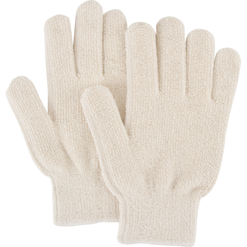Heat-Resistant Gloves, Terry Cloth, Large, Protects Up To 212° F (100° C) Nassau Supply