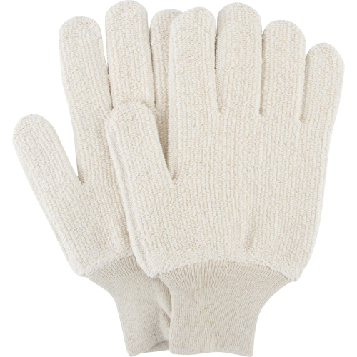 Heat-Resistant Gloves, Terry Cloth, Large, Protects Up To 212° F (100° C) Nassau Supply