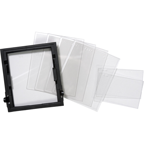 Jeu de plaques de s&eacute;curit&eacute; transparentes Insight Nassau Supply