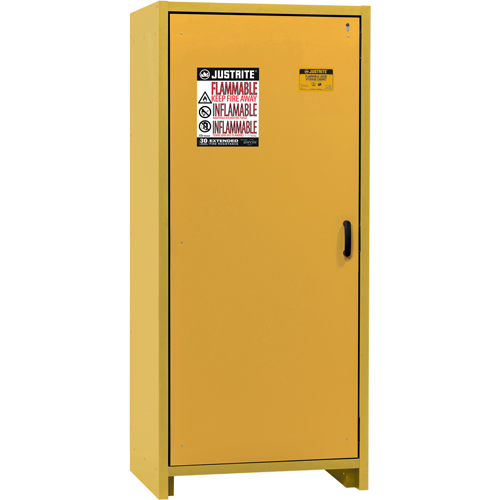 30-Minute EN Safety Storage Cabinet, 30 gal., 1 Door, 34.02" W x 76.65" H x 24.21" D Nassau Supply