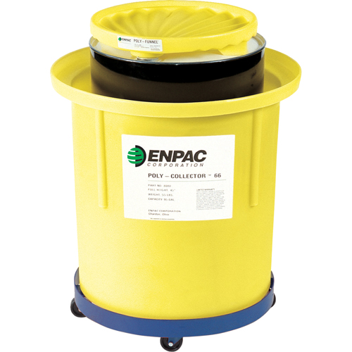 Poly-Collector 110 with Poly Drum, 31.75" dia. x 49" H, 103 US gal. Spill Cap. Nassau Supply