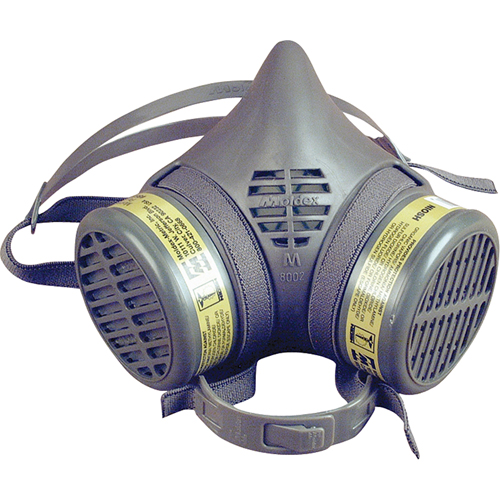 Respirateur &agrave; demi-masque assembl&eacute; de la s&eacute;rie 8000, &eacute;lastom&egrave;re/Thermoplastique, Petit Nassau Supply