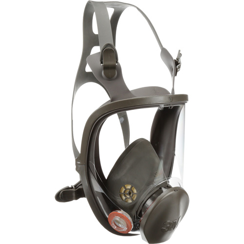 Respirateur r&eacute;utilisable &agrave; masque complet s&eacute;rie 6000, &eacute;lastom&egrave;re/Silicone/Thermoplastique, Moyen Nassau Supply
