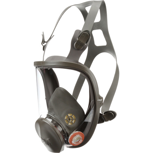 Respirateur r&eacute;utilisable &agrave; masque complet s&eacute;rie 6000, &eacute;lastom&egrave;re/Silicone/Thermoplastique, Moyen Nassau Supply