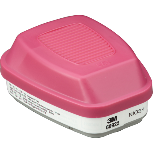 6000 Series Respirator Cartridges, Gas/Vapour Cartridge, Acid Gas/P100 Nassau Supply