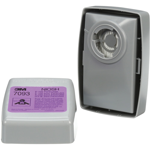 Filtres pour respirateur 7093, Filtre contre les particules, Filtre P100 Nassau Supply