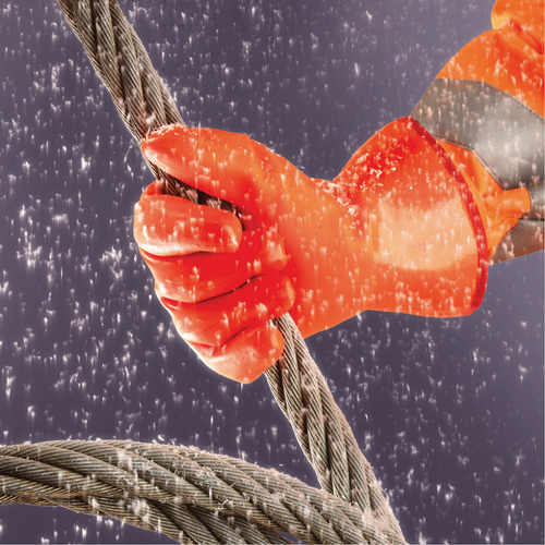 Gants Polar Grip 23-700, 9/Grand, R&ecirc;vetement PVC, Enveloppe en Nylon Nassau Supply