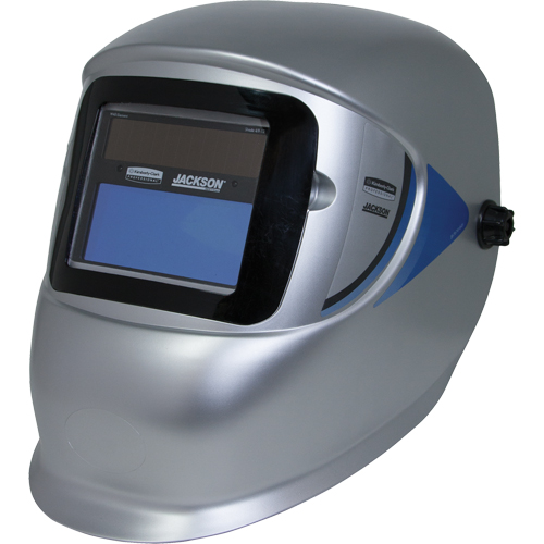 Masque de soudage FAA variable WH40, 3,77" lo x 1,65" la Champ de vision, Teinte 9 - 13, Argent Nassau Supply