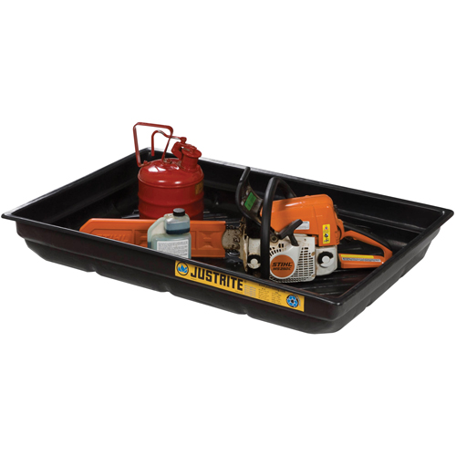 EcoPolyBlend Spill Tray, 47.5" L x 23" W x 5.5" H, 20 gal. Spill Capacity Nassau Supply