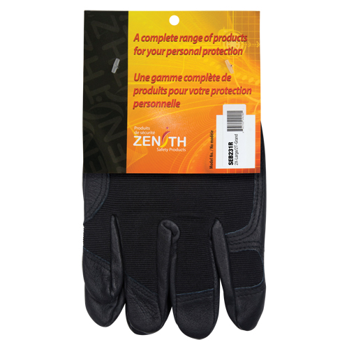 Gants pour m&eacute;canicien ZM300, Paume Cuir fleur, Taille 2T-Grand Nassau Supply