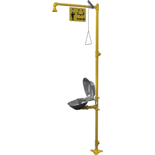 Halo Combination Emergency Shower & Eyewash Station Nassau Supply