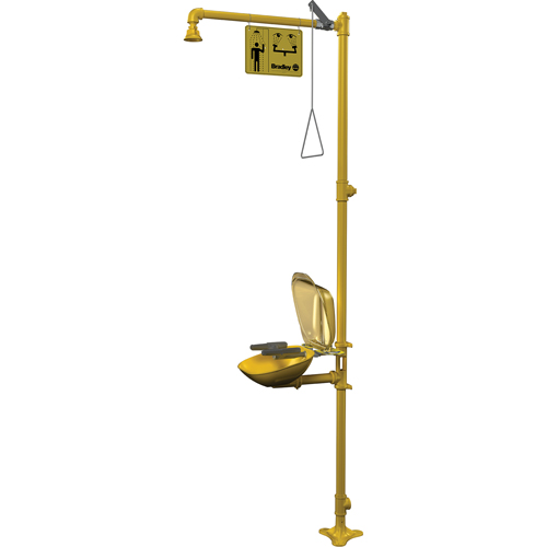 Halo Combination Emergency Shower & Eyewash Station Nassau Supply
