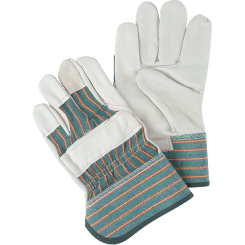 Abrasion-Resistant Fitter's Gloves, Ladies, Grain Cowhide Palm Nassau Supply