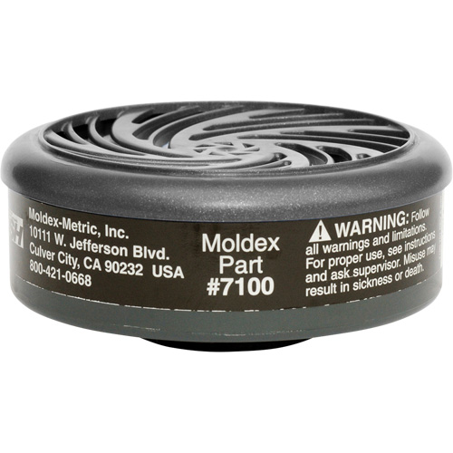Filtres pour respirateur s&eacute;rie 7000/9000, Cartouche gaz/vapeur, Vapeur organique Nassau Supply