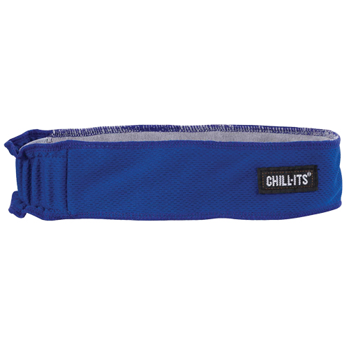 Chill-Its&reg; 6605 Cooling Headbands, Blue Nassau Supply