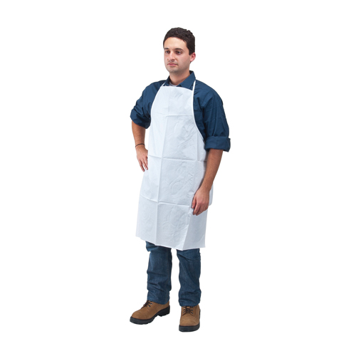 V&ecirc;tements de protection microporeux, Microporeux, Blanc, 28" la x 36" lo Nassau Supply