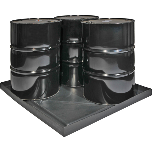Econo Spill Shells, 51" L x 47" W x 5" H, 36 US gal. Spill Capacity Nassau Supply