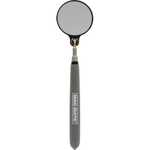 Miroir d'inspection, Circulaire, 2-1/4" lo x 2-1/4" la, T&eacute;lescopique Nassau Supply