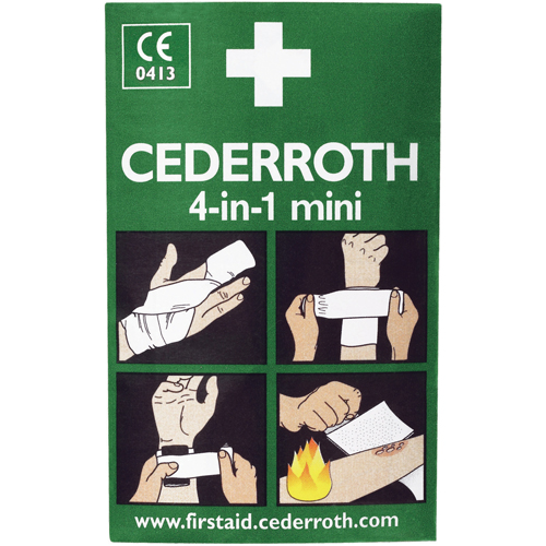 Coagulant 4-dans-1 Cederroth, 5" lo x 3" la Nassau Supply