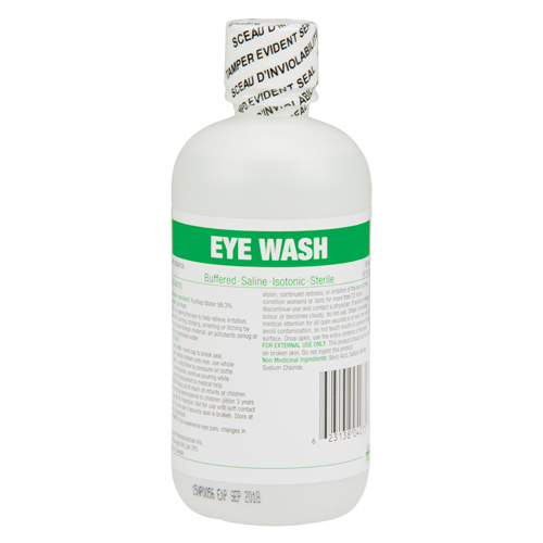 Eyewash, Full Bottle, 250 ml Nassau Supply