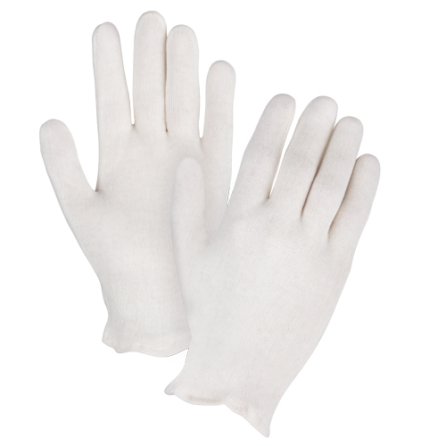 Gants d'inspection de poids moyen, Poly/coton, Poignet &agrave; ourlet, Hommes Nassau Supply