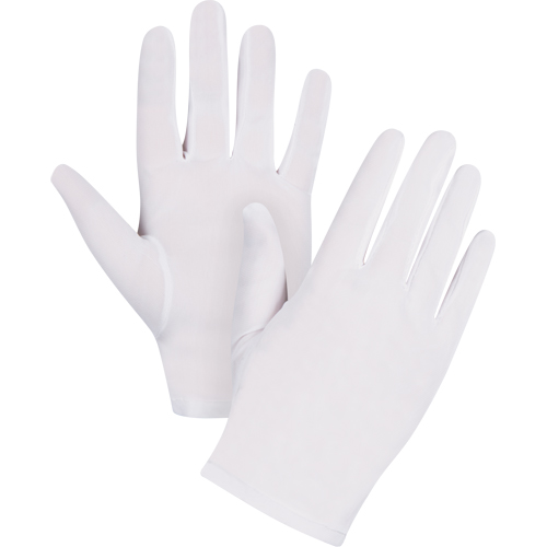 Gants d'inspection peu pelucheux, Nylon, Poignet &agrave; ourlet, Dames/T-petit Nassau Supply