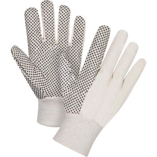 Gants en toile de coton &agrave; pois sur la paume, 8 oz, Petit Nassau Supply