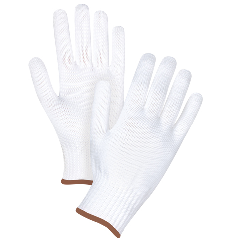 Gants tricot&eacute;s sans couture, Polyester, Calibre 10, Grand Nassau Supply