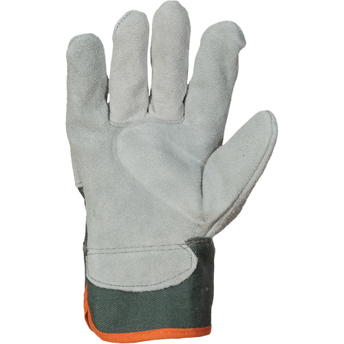 Gants d'ajusteur Endura, Grand, Paume en Cuir refendu, Doublure en Coton Nassau Supply