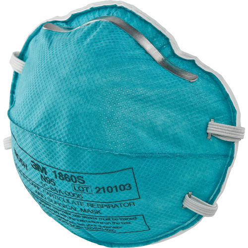 1860S Particulate Healthcare Respirator, N95, NIOSH Certified, Small Nassau Supply