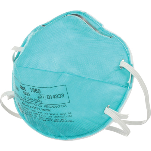 1860 Particulate Healthcare Respirator, N95, NIOSH Certified Nassau Supply