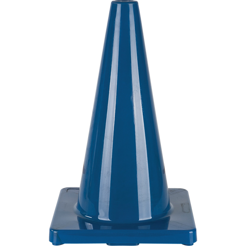 Coloured Traffic Cone, 18", Blue Nassau Supply