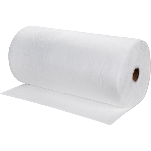 Premium Meltblown Sorbent Rolls, Mediumweight, 150' L x 30" W, 40 gal. Absorbancy Nassau Supply